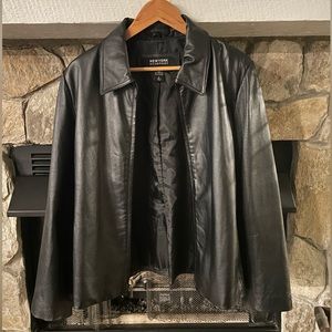 New York & Company Black Leather Jacket